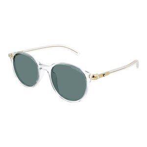 NEW MONTBLANC SUNGLASSES CLEAR GREEN MEN EYEWEAR MONTBLANC MB0326SA 004